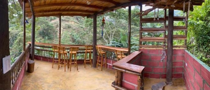 Hotel El Santuario Minca Bagian luar foto